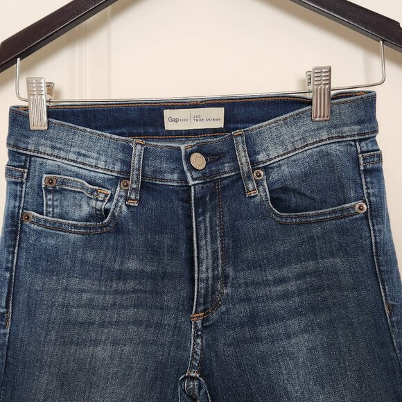 👖 GAP 1969 True Skinny Jeans – Women’s Size 26 Short - Picture 11 of 11